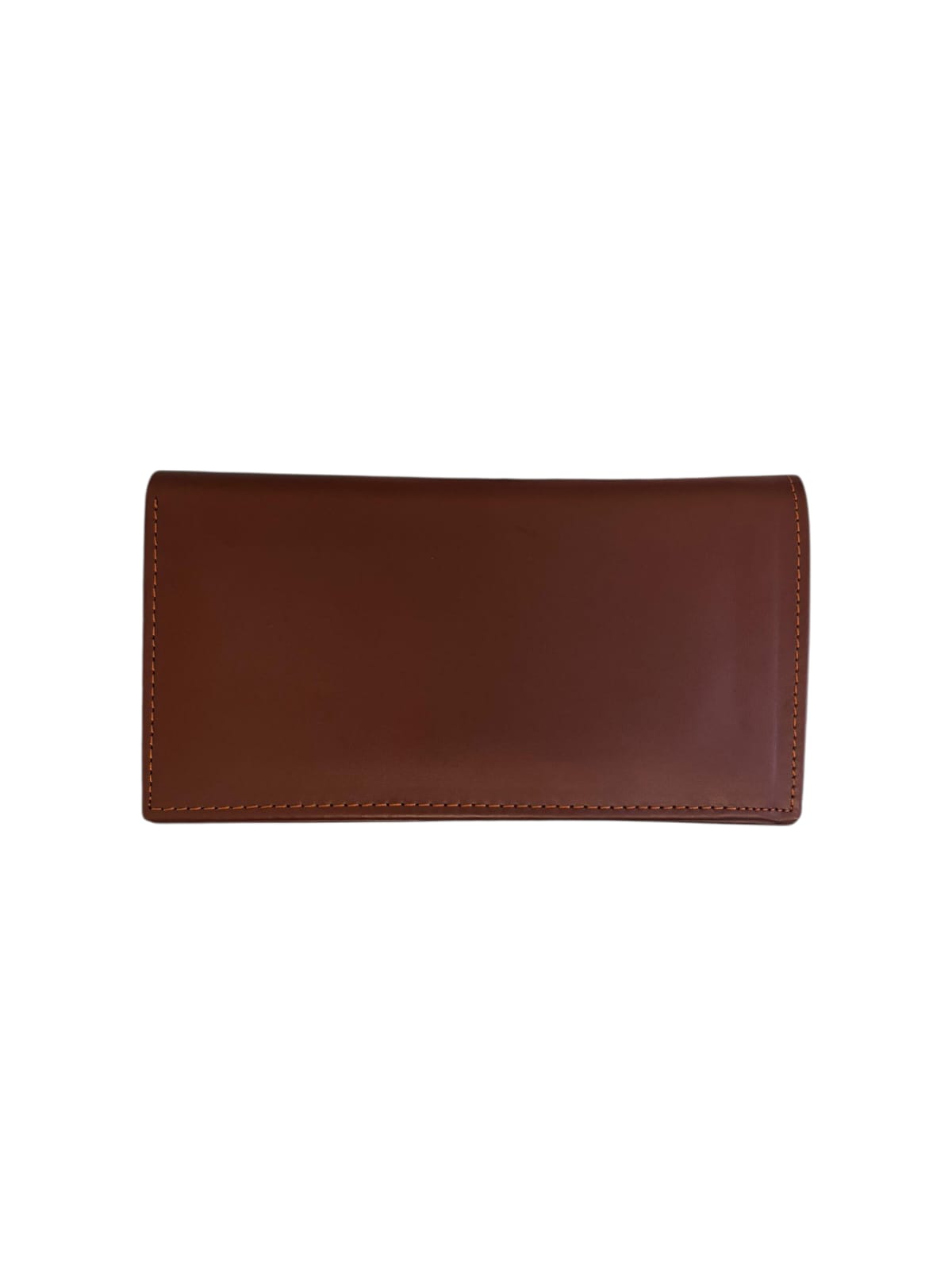 Vertical Strapped Wallet For Men - Brown Color