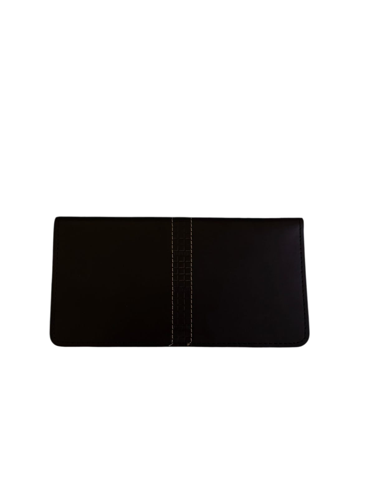 Vertical Strapped Wallet For Men - Black Color